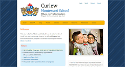 Desktop Screenshot of curlewmontessori.com